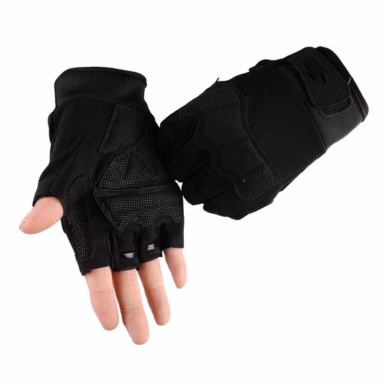 Günstiger wasserdichter fingerloser Motorrad-Biker-Handschuh
