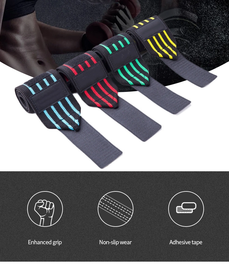 Custom Logo Gym Training Pressure Bandage Weightlifting Wrist Protection Exercise Wrist Wraps