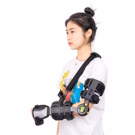 Quick Release Hinged ROM Elbow Support with Arm Sling