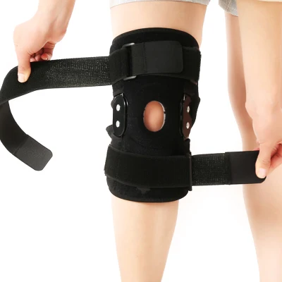 Neopren-Kniestütze, offene Patella, aufklappbare Kniestütze, Stabilisator, Gelenkstütze, Knieschützer