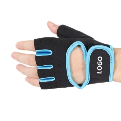 Benutzerdefinierte fingerlose Gewichtheberhandschuhe, Fitness-Trainingshandschuhe, gewichtete Workout-Sport-Gymnastik-Handschuhe