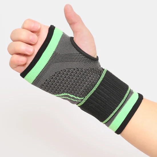 Gewichtheben Anti-Verstauchung Verstellbare elastische Handgelenkmanschette mit Bandage für Gewichtheben Powerlifting Atmungsaktiv